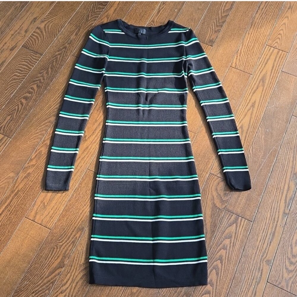 Seven sisters striped long sleeve bodycon dress size XS - NWOT